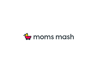 Moms Mash - Marketplace Logo app brand logo marketplace mash moms typeface website