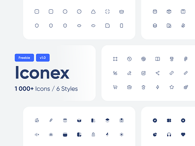 Iconex - Freebie icons (Figma Community)