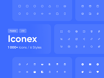 Iconex - Freebie icons (Figma Community)