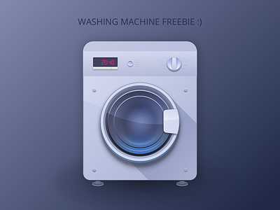 Washing Machine Freebie clothes detergent freebie icon laundry wash washing-machine