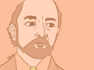 Toby Ziegler illustration man monochrome portrait the west wing toby ziegler