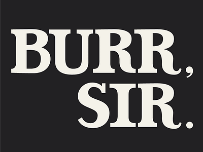 Well, it it isn't Aaron Burr. aaron burr hamilton hand type lettering serif type typography