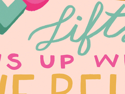 valentine sneak peek~ 2 colorful hand lettering handlettering love type valentine