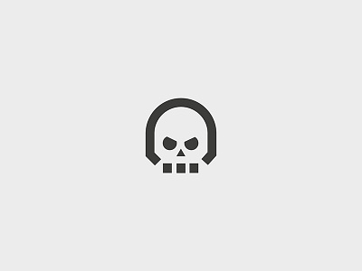 Skull Dribbble brand design dribble flat graphic minimal modern skull tattoo