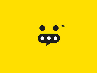 Logo Chat Bot app bot chat design dribble graphic logo messenger minimal