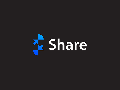 Share Logo behance brand branding design designer dribbble flat graphic identity lettering logo minimal modern ui ux vector