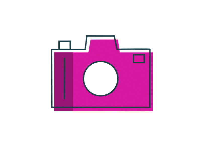 Camera Icon Animation af aftereffects animation camera dynamic icon illustrator motion motiongraphic