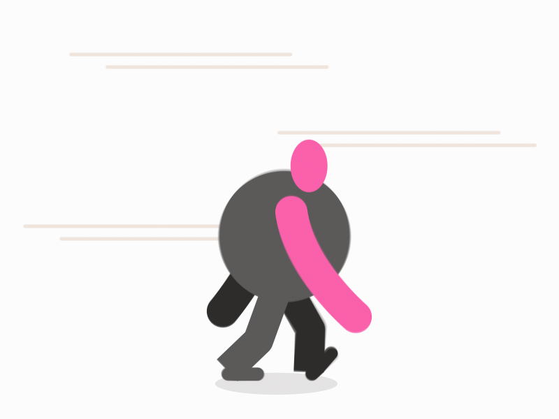 Walking Man af aftereffects animation bounce illustrator man motion motiongraphic walking