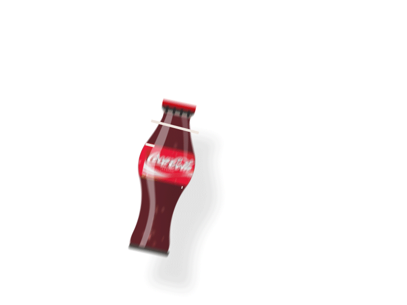 Cola af aftereffects animation bottle icon illustrator logo motiongraphic particular