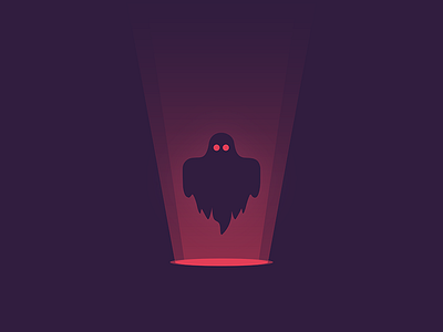 Ghost funny ghost glow illustration illustration a day illustrator paranormal pink portal scary scifi