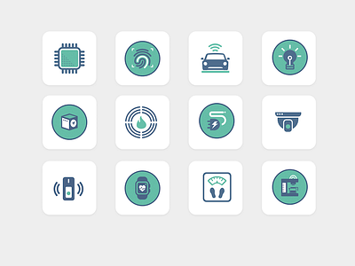 IoT Home Concept Icons citrusbyte icon illustration iot