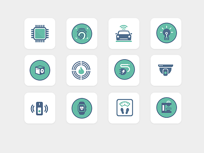 IoT Home Concept Icons