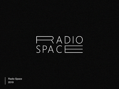 Radio Space Logo branding logo logo creation logo design logo design branding logo trend logodesign logofolio logotype minimalist logo monogram monogram logo radio space