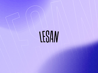 LESAN music artist. Logo design concept graphic design lesan lesanmusic logo logo design music artist typography