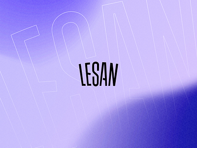 LESAN music artist. Logo design