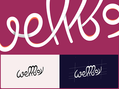 Wellboy logo concept branding concept design graphic design lettering logo logo design typography