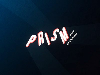 Prism - park off illusions graphic design illusion logo design typography