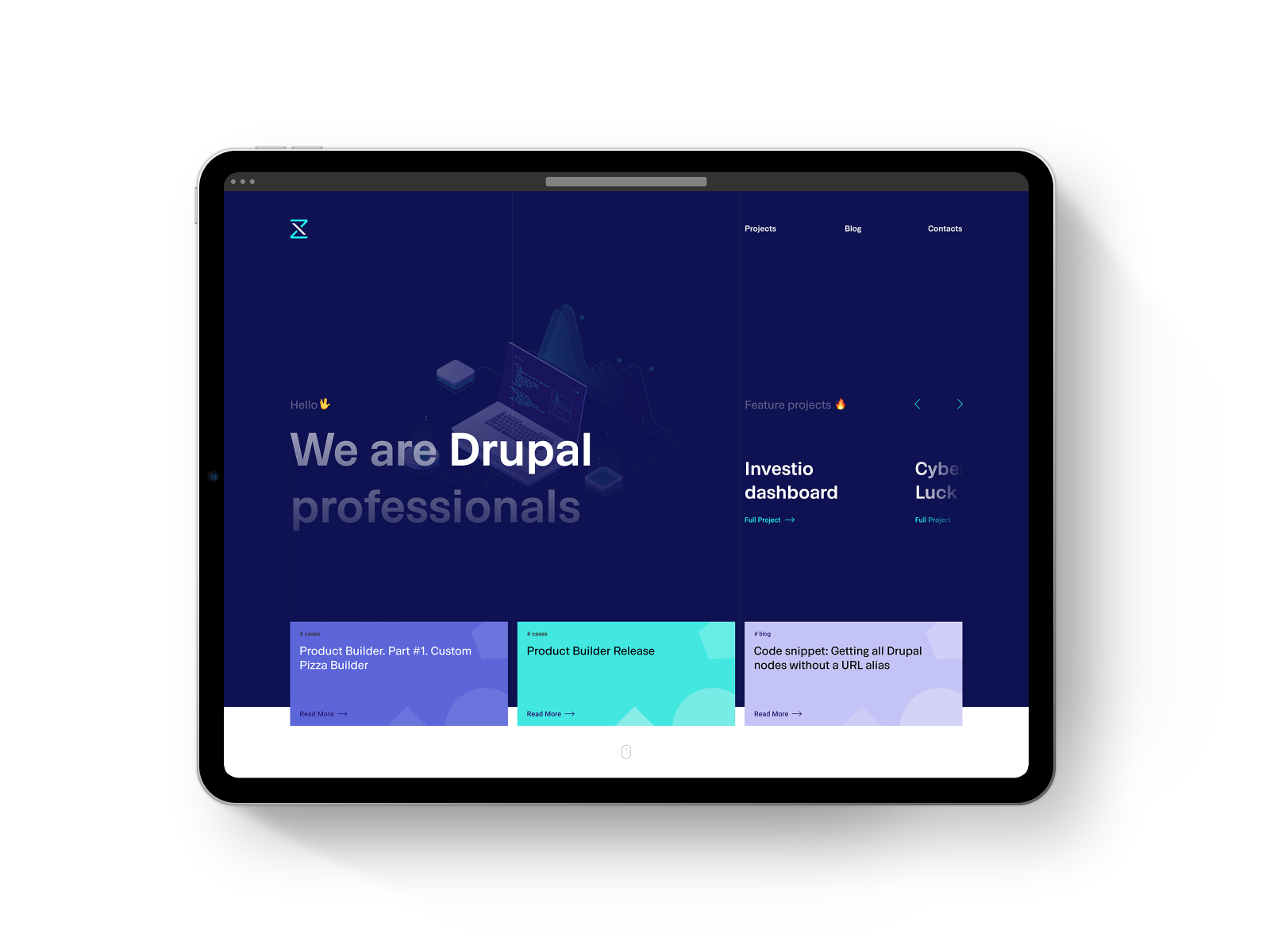 Drupal Professionals by Taras Pasternak on Dribbble