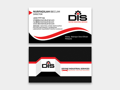 Devine Industrial Services Business Card