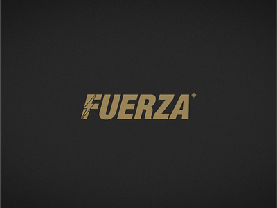 Fuerza branding branding and identity colombia crossfit design gym gym logo logo ray thunder vector