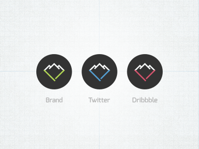 Personal Logo, Situational brand clean colour dribbble identity logo personal twitter