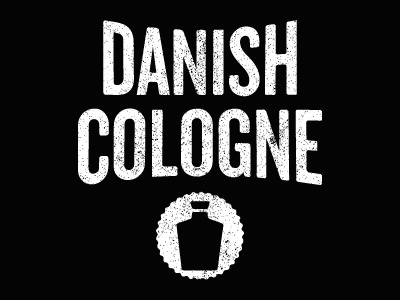 Danish Cologne anagram vintage
