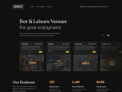 Darwen Business & Leisure  Redesign