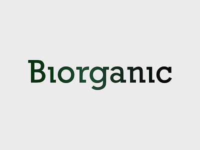 Biorganic Logo Design aftereffects animation branding debut first shot gif logo logofolio minimalist portfolio
