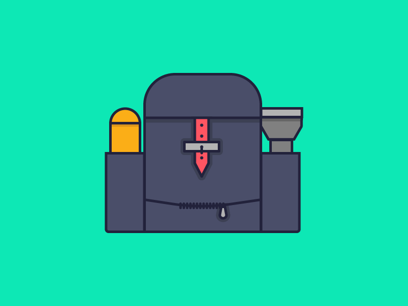 Backpack by Matthias Kucharski on Dribbble