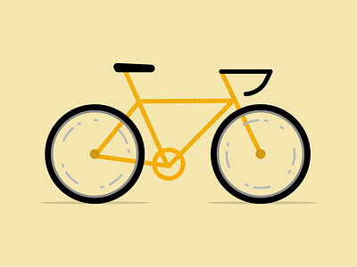 Classic Racing Cycle bicycle illustration racing
