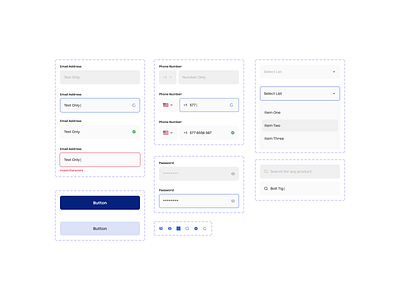 StockRoom UI Elements