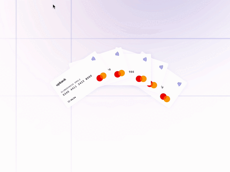 Card Animation animation card debit card design dribbble minimal modern product ui user interaction ux