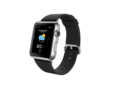 Weather Forecast UI for Apple watch apple nigeria port harcourt ui ux weather forecast