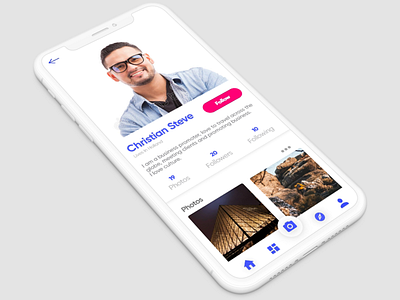 User Profile character creative dribbble illustration johnyvino mock up travel app traveller ui ui pack uidesign ux