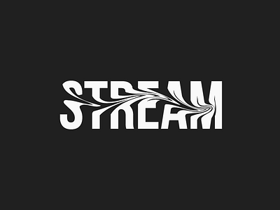 Stream black brand logo newsletter stream white
