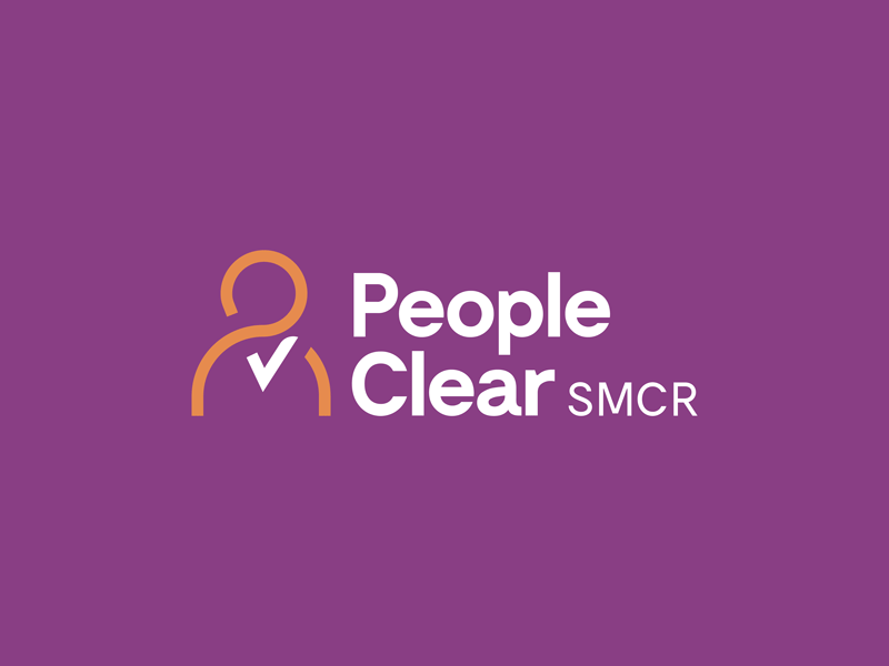 PeopleClear SMCR app art direction brand branding design flat gif icon illustration logo minimal moderat orange purple type typography vector white