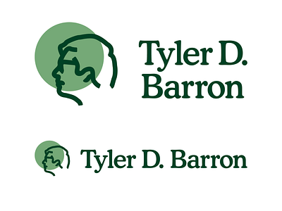 Tyler D. Barron branding design icon logo minimal typography vector