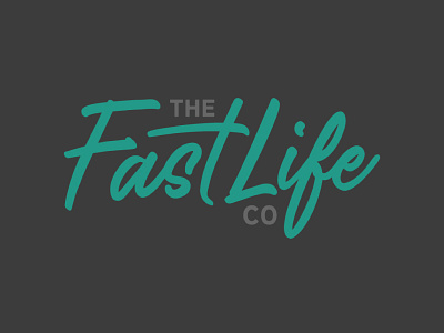 The Fast Life Co apparel dirtbike extreme sports racing handlettered motorsports skateboard snowboard surfing thrills wakeboarding