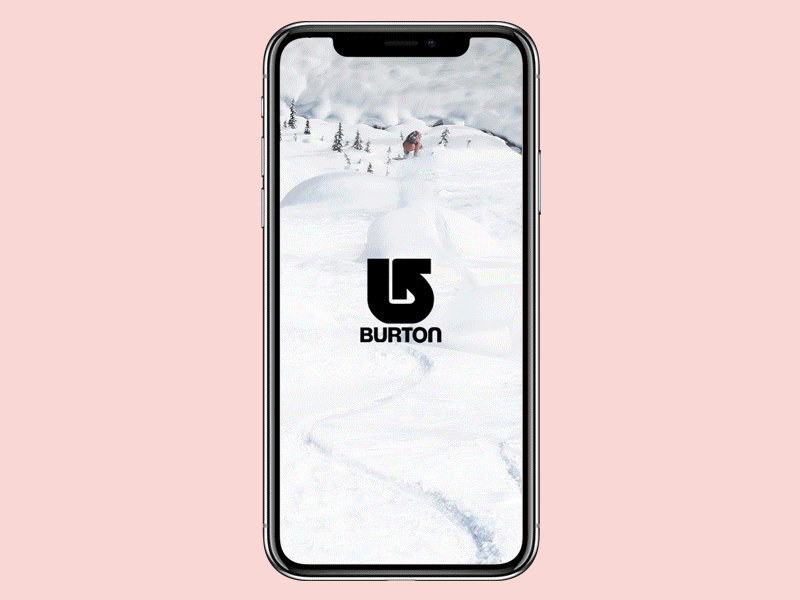 Burton App concept animation app concept design interaction interface ios iphone product ui ux