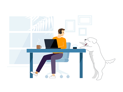 Amazon - Echo at home branding design editorial illustration illustrator vector