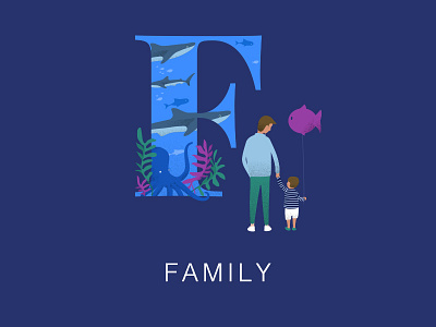 Family Illustration design editorial graphic illustration illustrator promotion typography vector
