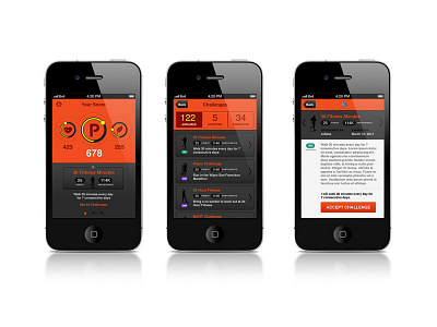 Fitness App app design interface mobile ui user visual