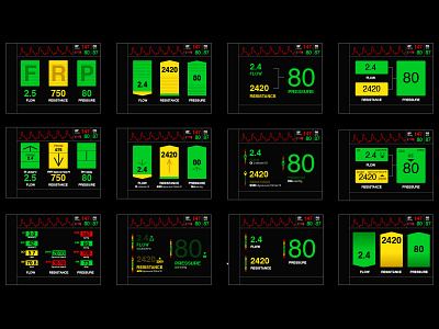 Heart Monitor biotech design interface medical ui user visual