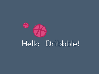 Hello, Dribbble