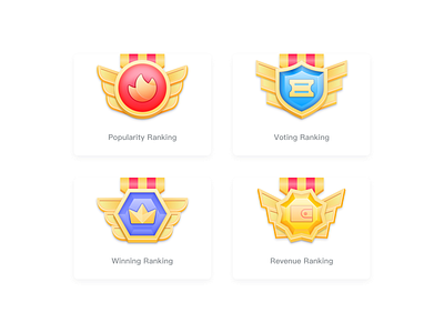 Medal app design icon illustration ui