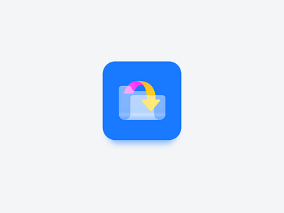 “번개”LOGO design icon ui