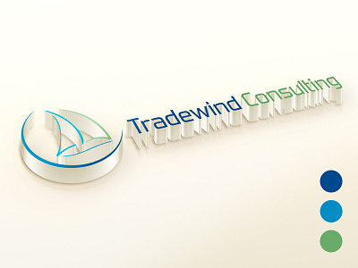 Tradewind Consulting Logo Work blue china green icon istanbul logo saling shanghai trade turkey wind
