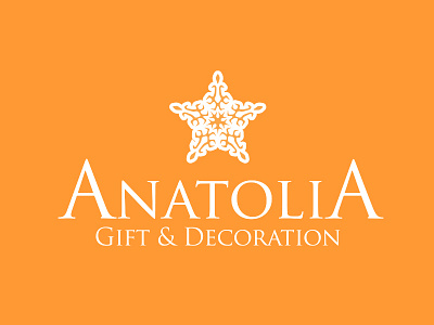 Anatolia Gift Decoration Logo Work china decoration gift icon istanbul logo orange shanghai trade turkey white