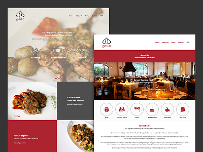 Shanghai Garlic Website Mockup mockup shanghai sketch turkey ui ux website wireframe