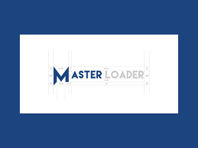 Master Loader Logo Work branding. china logo shanghai